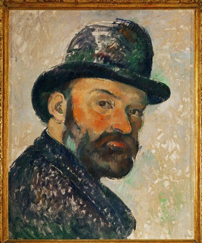 Autoritratto con bombetta da Paul Cézanne
