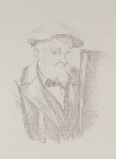 Autoritratto davanti a un cavalletto da Paul Cézanne