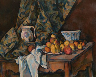 Natura morta con mele e pesche da Paul Cézanne