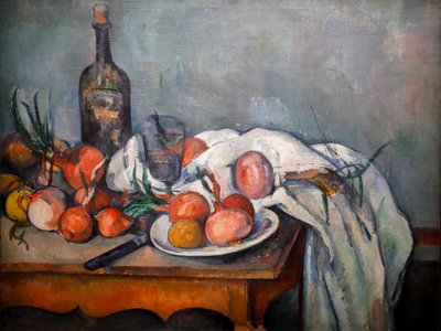 Natura morta con cipolle 1896-1898 da Paul Cézanne