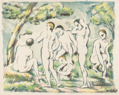 Le bagnanti (piccola tavola) da Paul Cézanne