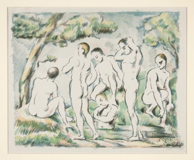 Le bagnanti (piccola versione) da Paul Cézanne