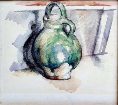 La brocca verde (acquerello e mina di piombo di Paul Cézanne) da Paul Cézanne
