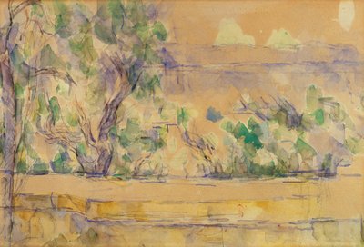 Vista presa allo studio di Lauves da Paul Cézanne