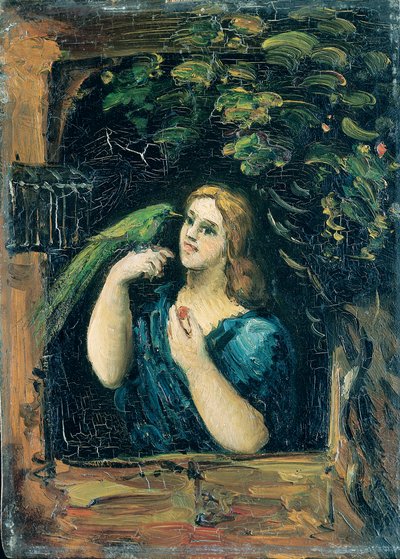 Donna con un Pappagallo (La Femme au perroquet) da Paul Cézanne