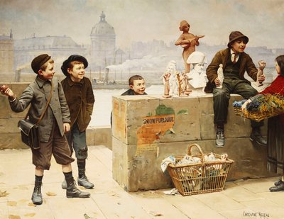 I giovani venditori da Paul Charles Chocarne Moreau