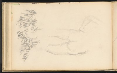 Un nudo e fogliame da Paul Cézanne