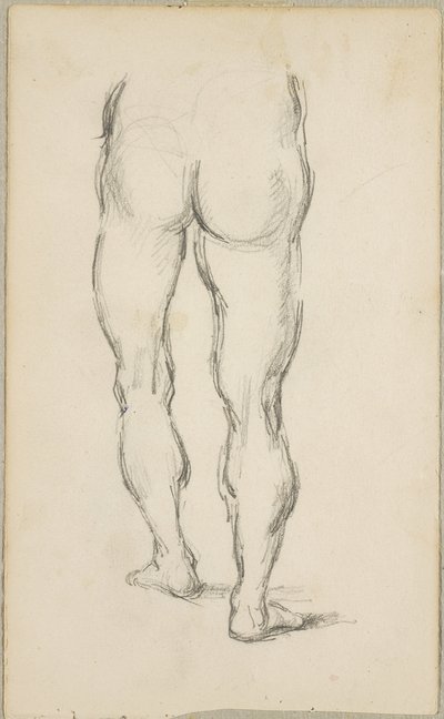 Dopo Luca Signorelli: studio di gambe, c.1883-86 da Paul Cézanne