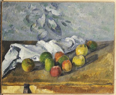 Mele e un tovagliolo da Paul Cézanne