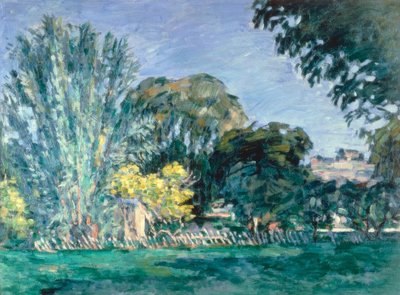Alberi al Jas de Bouffan da Paul Cézanne