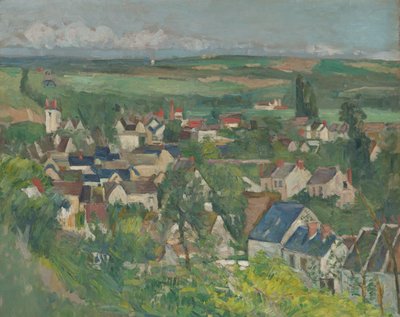 Auvers, Vista panoramica da Paul Cézanne