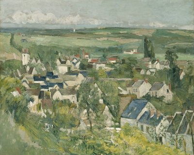 Auvers, vista panoramica, 1873-75 da Paul Cézanne