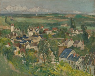 Auvers, vista panoramica da Paul Cézanne