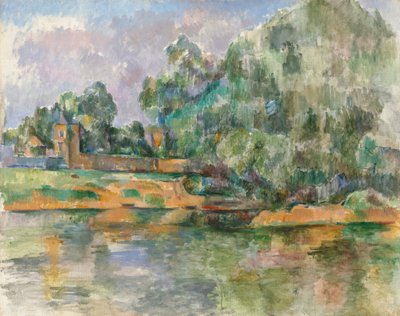 Sponde della Senna a Médan, c. 1885-1890 da Paul Cézanne