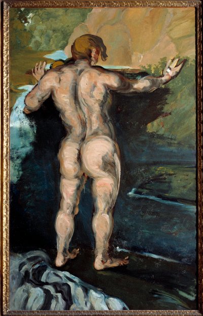 Bagnante e roccia da Paul Cézanne