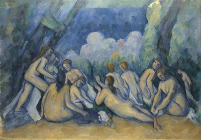 Bagnanti Les Grandes Baigneuses, 1894-1905 da Paul Cézanne
