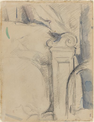 Palo del letto da Paul Cézanne