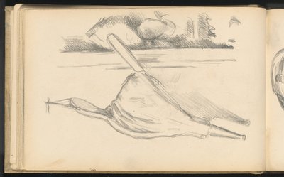 Soffietto Davanti a un Camino da Paul Cézanne