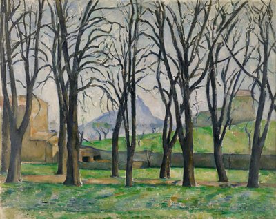 Alberi di castagno a Jas de Bouffan da Paul Cézanne