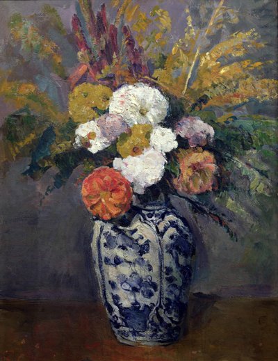 Dalie, c.1873 da Paul Cézanne