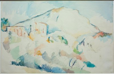 Il Château Noir e la montagna Sainte-Victoire da Paul Cézanne