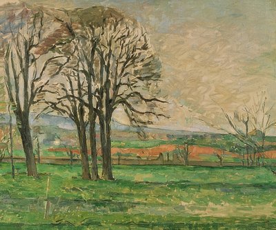 Gli alberi spogli presso Jas de Bouffan da Paul Cézanne