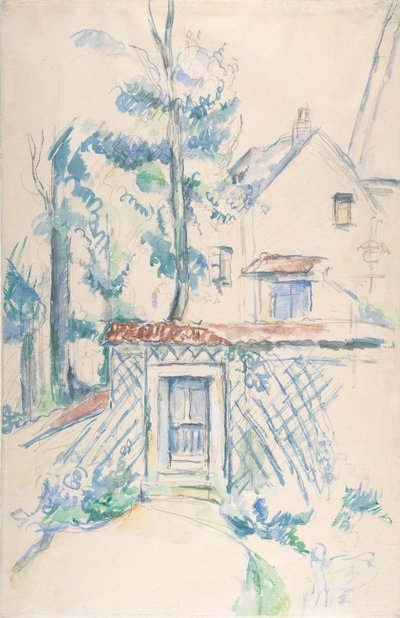 Ingresso a un giardino da Paul Cézanne