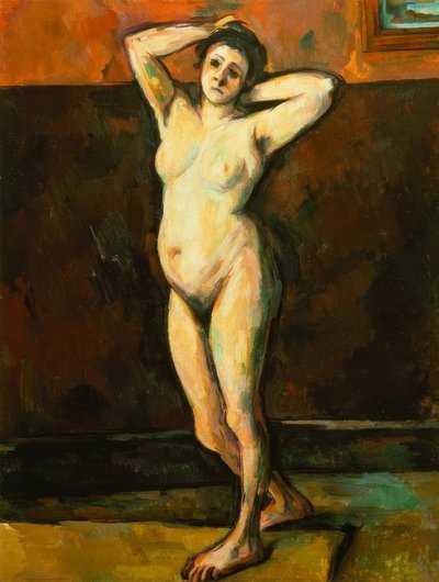Donna nuda in piedi da Paul Cézanne