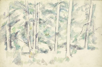 Foresta, c.1890 da Paul Cézanne