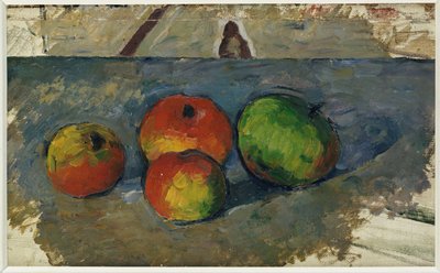 Quattro mele, c.1879-82 da Paul Cézanne