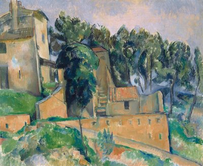 Francese: La Maison de Bellevue Casa a Bellevue da Paul Cézanne