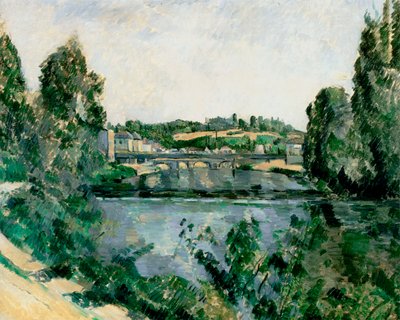 Francese: Le Pont et le déversoir à Pontoise Il ponte e la diga di Pontoise (Le Pont et le déversoir à Pontoise) da Paul Cézanne