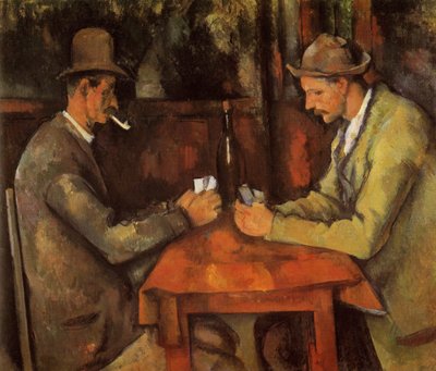 Francese: Les Joueurs de cartes I giocatori di carte da Paul Cézanne