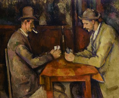 Francese: Les Joueurs de cartes I giocatori di carte da Paul Cézanne