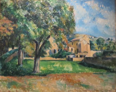 Francese: Marronniers et ferme du Jas de Bouffan Castagneto e fattoria Jas de Bouffan da Paul Cézanne