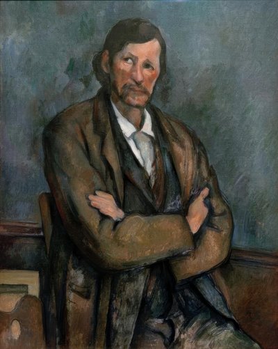 Uomo con le braccia incrociate da Paul Cézanne
