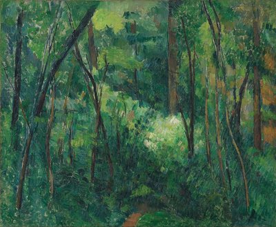 Interno di una foresta da Paul Cézanne
