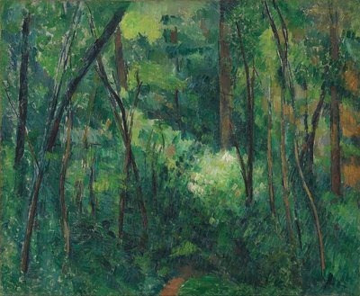Interno di una foresta da Paul Cézanne