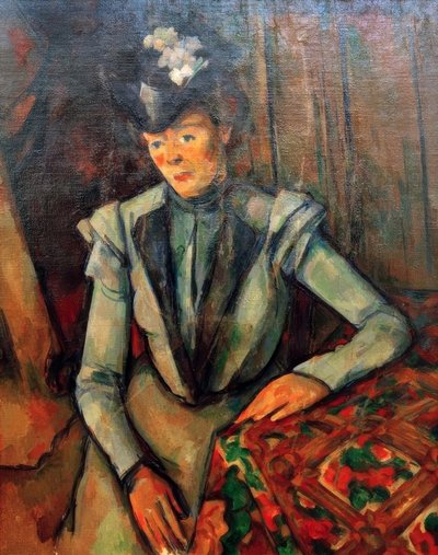 La signora in blu da Paul Cézanne