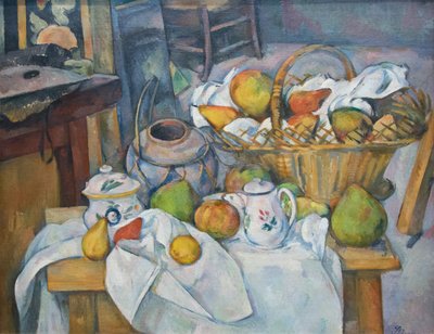 Il tavolo della cucina da Paul Cézanne