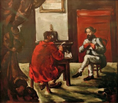 La lettura di Paul Alexis da Zola da Paul Cézanne