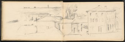 Paesaggio vicino ad Aix-en-Provence da Paul Cézanne
