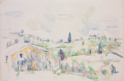 Paesaggio in Provenza da Paul Cézanne