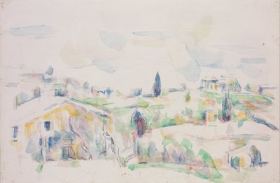 Paesaggio in Provenza da Paul Cézanne
