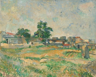 Paesaggio vicino a Parigi da Paul Cézanne