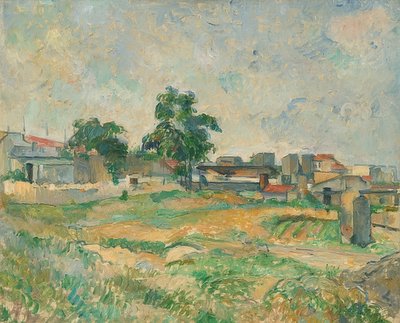 Paesaggio vicino a Parigi da Paul Cézanne