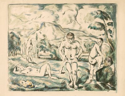 Grandi bagnanti da Paul Cézanne
