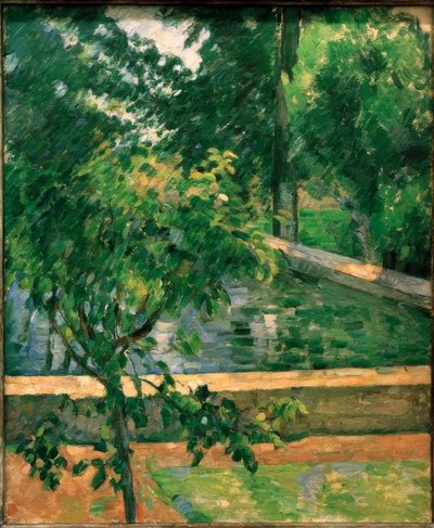 Il bacino del Jas de Bouffan da Paul Cézanne