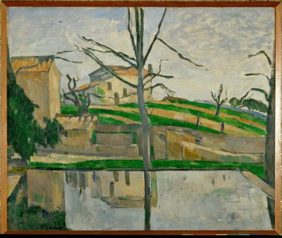 Il Bacino del Jas de Bouffan da Paul Cézanne
