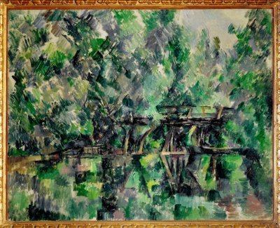 Il ponte sullo stagno da Paul Cézanne